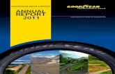 GOODYEAR INDIA LIMITED ANNUAL REPORT 2011 · REPORT GOODYEAR INDIA LIMITED. Message from the M D 1 ... best suppliers in the overall category by one of the leading tractor ... John