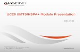 UC20 UMTS/HSPA+ Module Presentation - SOS electronic · 2016-04-07 · Quectel Wireless Solutions Co., Ltd. Room 501,Building 13,No.99 Tianzhou Road, Shanghai, China 200233 Tel：0086