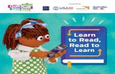 Learn to Read, Read to Learn - SesameWorkshopIndia · Annual Status of Education Report 2014 (Rural) Learn to Read, Read to Learn. There are multiple factors that contribute to low