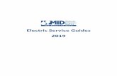 Electric Service Guides 2019 · electric panel, you do not need an electrical permit. You can contact MID’s Trouble Department at 209-557-1522, and they will schedule a troubleshooter