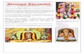 Adiyongal Thirumadal - Sri Andal Sydney · Each of the Ten important devotees of Krishna (the Azhwars) are awakened each with one pasuram (6-15). In the sixth pasuram, the first one
