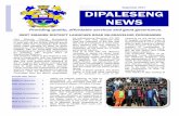 September 2017 DIPALESENG NEWSdipaleseng.gov.za/media/content/documents/2018/7/o... · September 2017 DIPALESENG NEWS Inside this issue: Roads re-graveled 1 Title deeds handed 2 Councilors