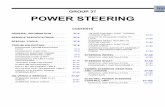 GROUP 37 POWER STEERING · C1541 Fail-safe relay is stuck to ON. Replace the electric power steering-ECU (Refer to P.37-102). C1542 Fail-safe relay stuck off. P.37-44 C1607 Abnormal