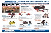 RIDGID SPRING/SUMMER SALE - Raider Hansen...918 Roll Groover On 300 Base • ®The RIDGID Model 918 Hydraulic Roll Groover features a powerful 15-ton hydraulic ram in a compact, easy