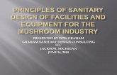 PRESENTED BY DON GRAHAM GRAHAM SANITARY DESIGN … · Establish Sanitary Design Principles for the Design, Construction, Renovation and Operation of Mushroom Processing & Mushroom