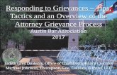 Responding to Grievances - Austin Bar Association...Commission for Lawyer Discipline. OR. Court of ... Supreme Court of Texas • Power to regulate the practice of law • Delegated
