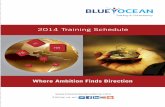 2014 Training Schedule - Blue Ocean Academy · About Blue Ocean Blue Ocean is the region’s leading management training and consultancy ﬁrm. Headquartered in the UAE with a strong