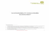 SUSTAINABILITY DISCLOSURE GUIDELINES1 Disclosure... · (UNPRI), Sustainable Stock Exchanges Initiative (SSE), World Federation of Exchanges (WFE), Investor Network on Climate Risk