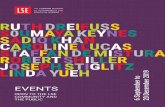 EVENTS - lse.ac.uk · Thursday lunchtime free music concerts in the Shaw Library and an LSE orchestra and choir with their own professional conductors, to various film, art and photographic