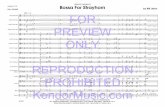 Bossa For Strayhorn by Bill Liston - Kendor Music, Inc. · 2011-06-15 · b b b b b b bbb bbb bbb bbb bbb bbb bbb bbb 1st Eb Alto Sax 2nd Eb Alto Sax 1st Bb Tenor Sax 2nd Bb Tenor