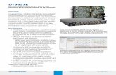 DT9857E Datasheet - Measurement Computing Corp.and Sync Bus for up to 64 A/D channels and 8 D/A channels. • All inputs and outputs can be synchronized for measurement data coherence