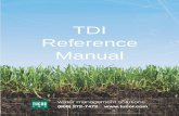 TDI Reference Manual - Tucor · 2018-05-22 · Chapter 2.Technical Specifications 2.1.The TDI Package Your TDI package contains the following units: • TDI Service Manual • TDI