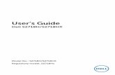 Dell S2718H/S2718HX User's Guide · 2017-05-09 · Color Matching File (ICM), and product documentation. ∞ Dell Display Manager Software included (in the CD shipped with the monitor).