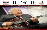 The NOTE...The NOTE MED FLORY • ZOOT FEST • DAVE LIEBMAN’S EXPANSIONS • JOE TEMPERLEY Al Cohn Memorial Jazz Collection at East Stroudsburg University of Pennsylvania • Spring