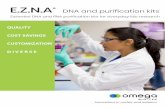 E.Z.N.A DNA and purification kits · downstream applications Versatile Columns designed for spin or vacuum processing The E.Z.N.A.® Plasmid DNA Midi & Maxi Kits can isolate up to