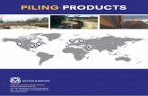 PILING PRODUCTS - Pipe pile wall Pipe piles are applied in various constructions. Some examples: they