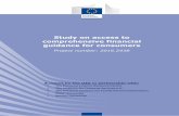 Study on access to comprehensive financial guidance for ... · mmmll Study on access to comprehensive financial guidance for consumers Project number: 2016.2438 A report by the OEE