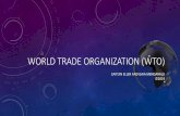 WORLD TRADE ORGANIZATION (WTO) · The World Trade Organization (WTO) is a system of trade and tariff liberalization between countries that was born from its predecessor, the General