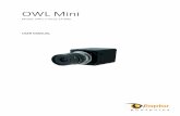 OWL Mini - Raptor Photonics · The OWL Mini digital camera is designed for high-resolution applications requiring visible to SWIR imaging (400-1700nm). The OWL M camera uses an InGaAS