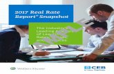 The Industry's Leading Analysis Rates, Trends, SAMPLE and ... · The Industry's Leading Analysis of Law Firm Rates, Trends, and Practices 2017 Real Rate Report® Snapshot SAMPLE