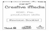 Creative iMediaRevision Booklet R081: Pre-production skills Mood boards Purpose of a mood board: • Central focus of ideas in one place • Used to generate ideas for a client to
