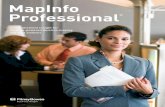MapInfo Professional - Pitney Bowes · MapInfo Professional Increase revenue, lower costs, boost efficiency and improve service with location-based intelligence or risk analysis reports.