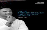 INDIA BREAKTHROUGH INNOVATION REPORT...INDIA BREAKTHROUGH INNOVATION REPORT C 2014 T N Company 3 THE MAKING OF WINNERS This report is a distillation of our research of more than 14,500