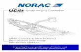 Spray Height Controller - NORAC SystemsBC+MC2-INSTa.pdf · Reorder P/N: UC4+BC+MC2-INST Rev A (Miller Condor & New Holland Rear Mount Truss Boom) ... Congratulations on your purchase