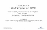 UAT-SWG04-WP02 - DFS UAT Impact on DME working groups library/ACP-WG-C-UAT-4/UAT-SWG04-WP02...QUAT is a single channel system supporting ADS-B, TIS-B and FIS-B ... Tx at DME victim