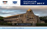DONOR REPORT 2017 - Old Andrean · Donor Report 2017 | 3 Mr Alan Thompson Headmaster both Phase 1 and Phase 2 - all made possible thanks to the generosity of Old Andreans, Old Preppies,