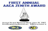 The AACA Zenith Award - Constant Contactfiles.constantcontact.com/8cca7e3a001/a906df7f-0f95-45a2-a13e-ffeef9e7... · The AACA Zenith Award . In 2016 the Board of Directors of the