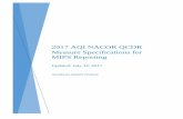 2017 AQI NACOR QCDR Measure Specifications for MIPS … MIPS//2017-06-19_FINAL_2017_QCDR_Measure_Booklet.pdfIntroduction to 2017 AQI NACOR QCDR Measure Specifications Thank you for