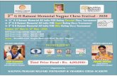 KALPANA PRAKASH Welfare Foundation Reg. No. : NAGPUR ... · 8 G H Raisoni Memorial All India FIDE Rating Chess Tournament 8 2nd G H Raisoni Memorial All India FIDE Rating Chess Tournament
