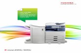 5055c Series Brochure - Toshiba · Color MFP Up to 50 PPM Medium/Large Workgroup Copy, Print, Scan, Fax Secure MFP Specifications Copying Process Indirect Electrostatic Photographic