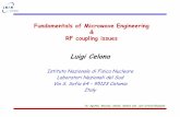 Fundamentals of Microwave Engineering RF coupling L. Celona, Fundamentals of Microwave Engineering &