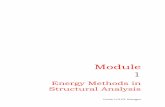 Energy Methods in Structural Analysis...in structural analysis as will be clear from the subsequent chapters. Version 2 CE IIT, Kharagpur Usually structural member is subjected to