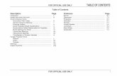 FOR OFFICIAL USE ONLY TABLE OF CONTENTS Table of Contents · FOR OFFICIAL USE ONLY HELPFUL HINTS FOR OFFICIAL USE ONLY iii Helpful Hints about this book… Each weapon category is
