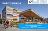 Taller Rentals Booklet · 2020-02-08 · Taller Puetorriqueño in the El Corazón Cultural Center oﬀers the best amenities and ﬂexibility in its spectacular rental spaces in North