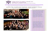 Annual Convocation and Induction 2010-2011...OMICRON KAPPA UPSILON OMEGA CHAPTER NEW YORK UNIVERSITY COLLEGE OF DENTISTRY 2010 – 2011 RECOGNIZING ACADEMIC EXCELLENCE in DENTISTRY