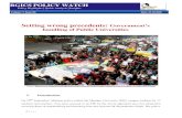 Setting wrong precedents: Government’s handling of Public ... · RGICS POLICY WATCH Policy Highlights | Quick Analysis | Insights Volume: 7, Issue-06 Date: 23 -10 2018 detained