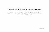 TM-U200 Series - Epson · TM-U200 Series User’s Manual 3 English Caution Labels WARNING: Do not connect a telephone line to the drawer kick-out connector; otherwise, the printer