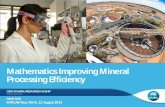 Mathematics Improving Mineral Processing Efficiency...• Extremely flexible tools for developing customised applications • Deployment of developed applications using standalone