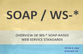 SOAP & WS-* peteregli.net SOAP / WS-*peteregli.net/content/web-services/Advanced-SOAP-WS-Topics/Advanced... · SOAP & WS-* peteregli.net Contents 1. Stack of WS-standards 2. WS Publish