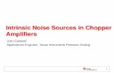 Chopper Noise v2 - ElectroOptical• Broadband noise reduction is expected from reduced thermal noise of resistances • Reduction in chopper harmonics due to reduced contribution