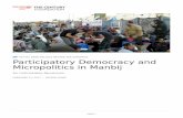 Participatory Democracy and Micropolitics in Manbij...conceptual tools and with building alternative institutions on the ruins of the old ones. The revolutionary actions that might