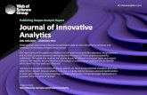 Publishing Output Analysis Report Journal of Innovative ... · Web of Science roup Publisher Analytics Report 2 Journal of Innovative Analytics Publish tpu aly 2628 23467 Web oup