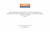 THE AMERICAN BOARD OF ORTHODONTICS SCENARIO …The Scenario-based Oral Clinical Examination is presented as an Objective Structured Clinical Examination (OSCE), through which candidates