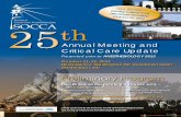 Annual Meeting and Critical Care Update · Topics for this meeting were derived from 2011 meeting evaluations and previous annual ... FRCA Professor, Department of Critical Care Medicine