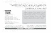 Management of Mucosal Fenestration Associated With Immature Necrotic …rep.nacd.in/ijda/09/02/09.02.10110.pdf · 2017-08-01 · Management of Mucosal Fenestration Associated With