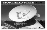 NASA project begins, Pg. 3 - Morehead State University · NASA project begins, Pg. 3. SACS and NASA made ... (global positioning systems) at MSU and The Center for Rural Development.
